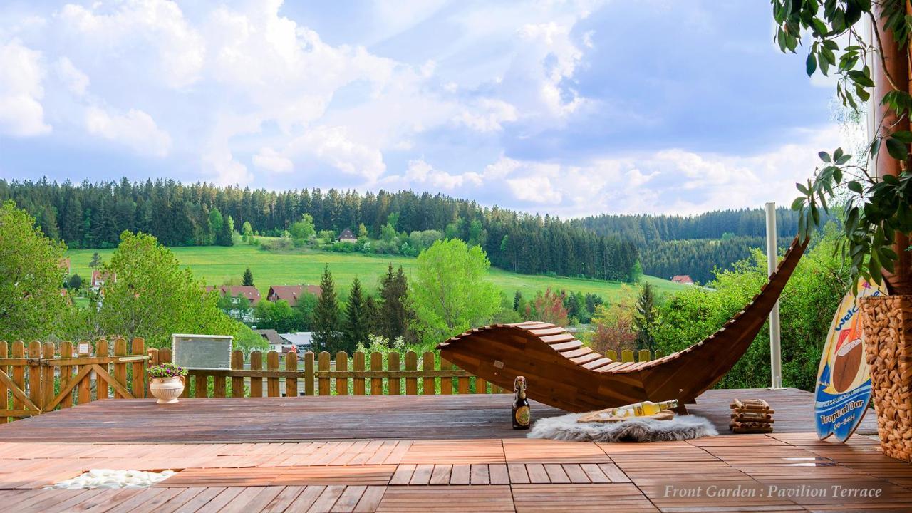 Entire House In Schwarzwald With Mountain View, Private Sauna, Gym, Garden And Terraces Unterkirnach Extérieur photo