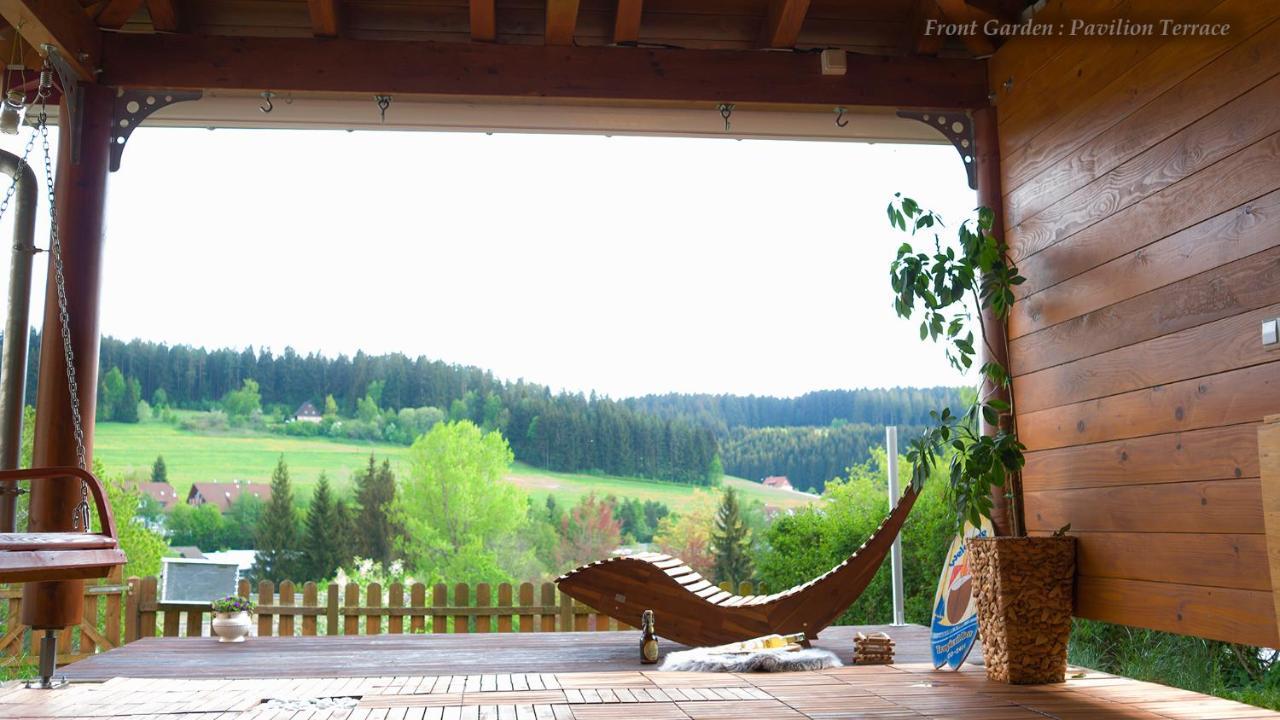 Entire House In Schwarzwald With Mountain View, Private Sauna, Gym, Garden And Terraces Unterkirnach Extérieur photo