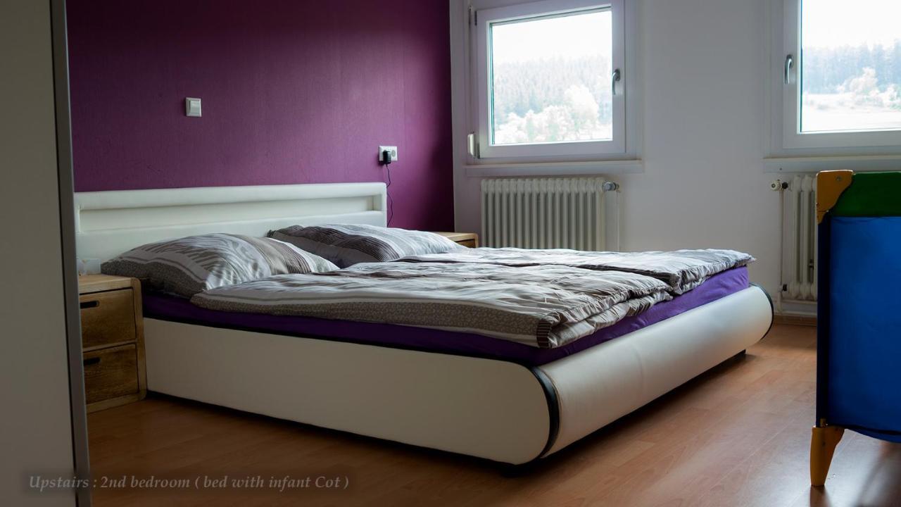 Entire House In Schwarzwald With Mountain View, Private Sauna, Gym, Garden And Terraces Unterkirnach Extérieur photo
