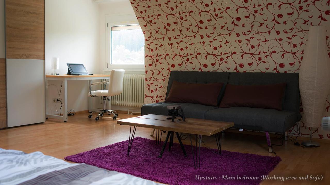 Entire House In Schwarzwald With Mountain View, Private Sauna, Gym, Garden And Terraces Unterkirnach Extérieur photo